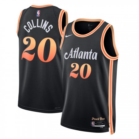Dres Atlanta Hawks John Collins 20 Nike 2022-23 City Edition Crno Swingman